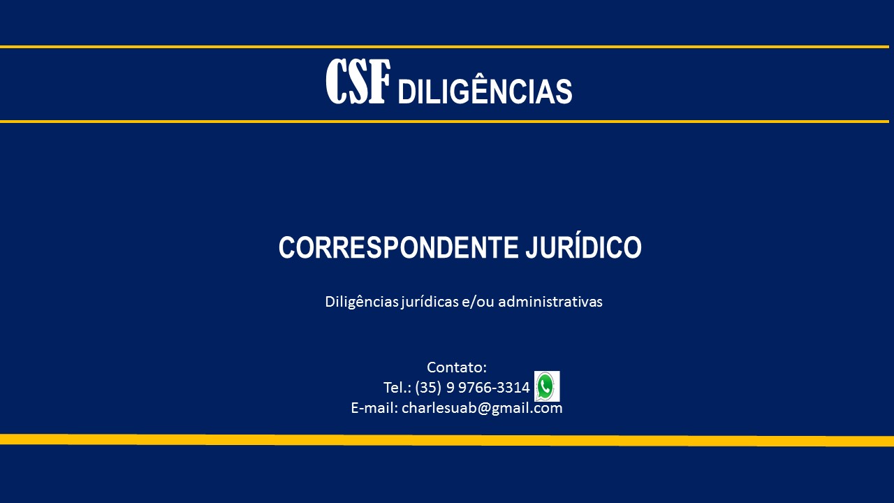advogado correspondente  em Santa Rita de Caldas, MG