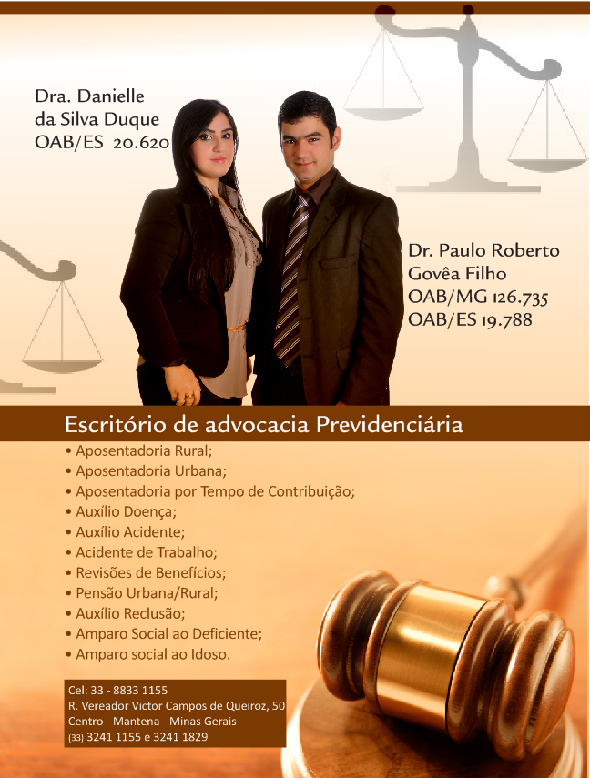 advogado correspondente  em Mantena, MG